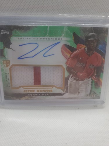 2023 Topps Inception Jeter Downs RC Relikt Aufnäher Auto grün/99 Red Sox Yankees