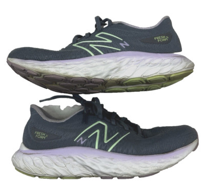 New Balance Womens Size 7.5 Blue Gray Sneakers Fresh Foam X EVOZ v3 Shoes Run