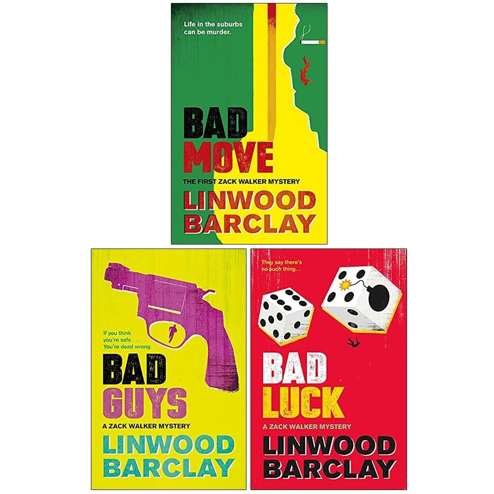 Zack Walker Mystery Series 3 Books Collection Set by Linwood Barclay NEW Pack