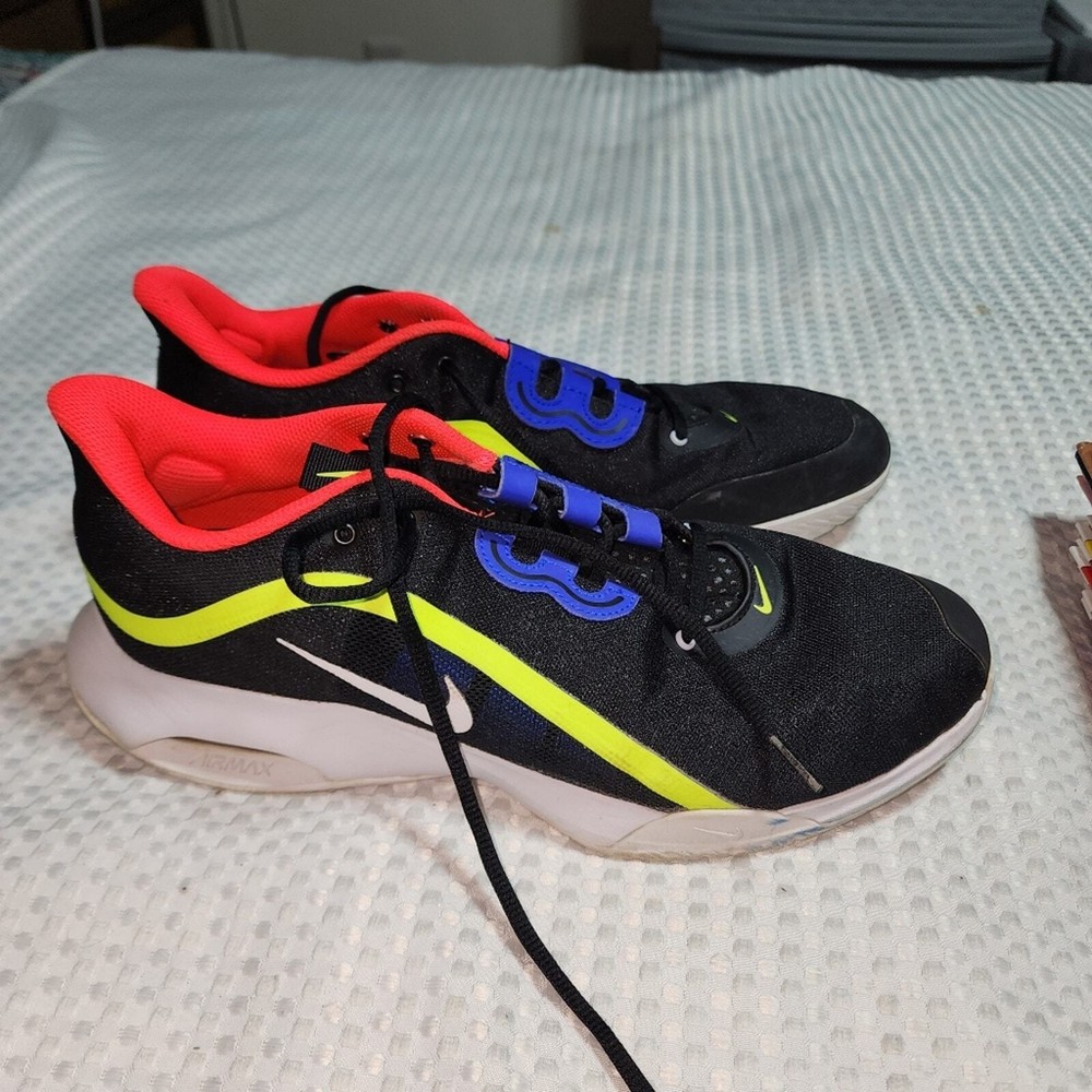 NIKE AIR EUC MENS SIZE 11 MAX VOLLEY BLACK VOLT SNEAKERS SHOES