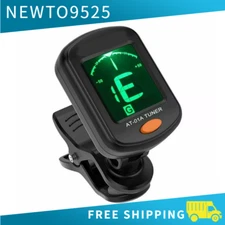 LCD Clip On Chromatic Acoustic Bass Electric Guitar Ukulele Banjo Violin Tuner