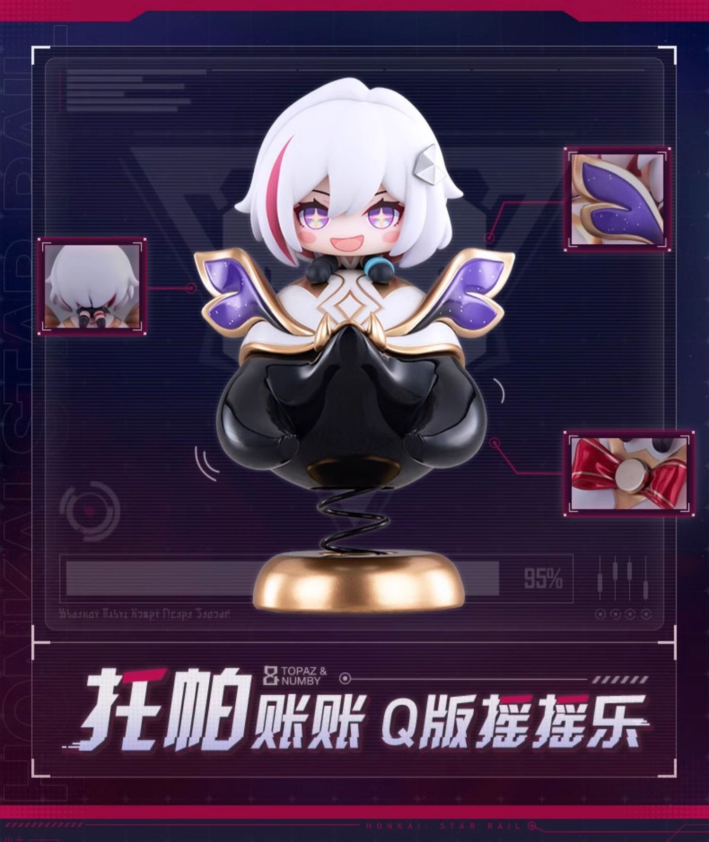 miHoYo Honkai: Star Rail Topaz and Numby Figurine Official Figures