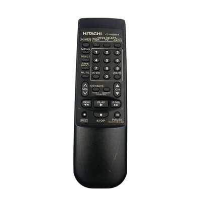 Hitachi VT-RM290A VCR Remote FX600 VTFX600 VTM290A VTMX221A VTMX411 VTMX416