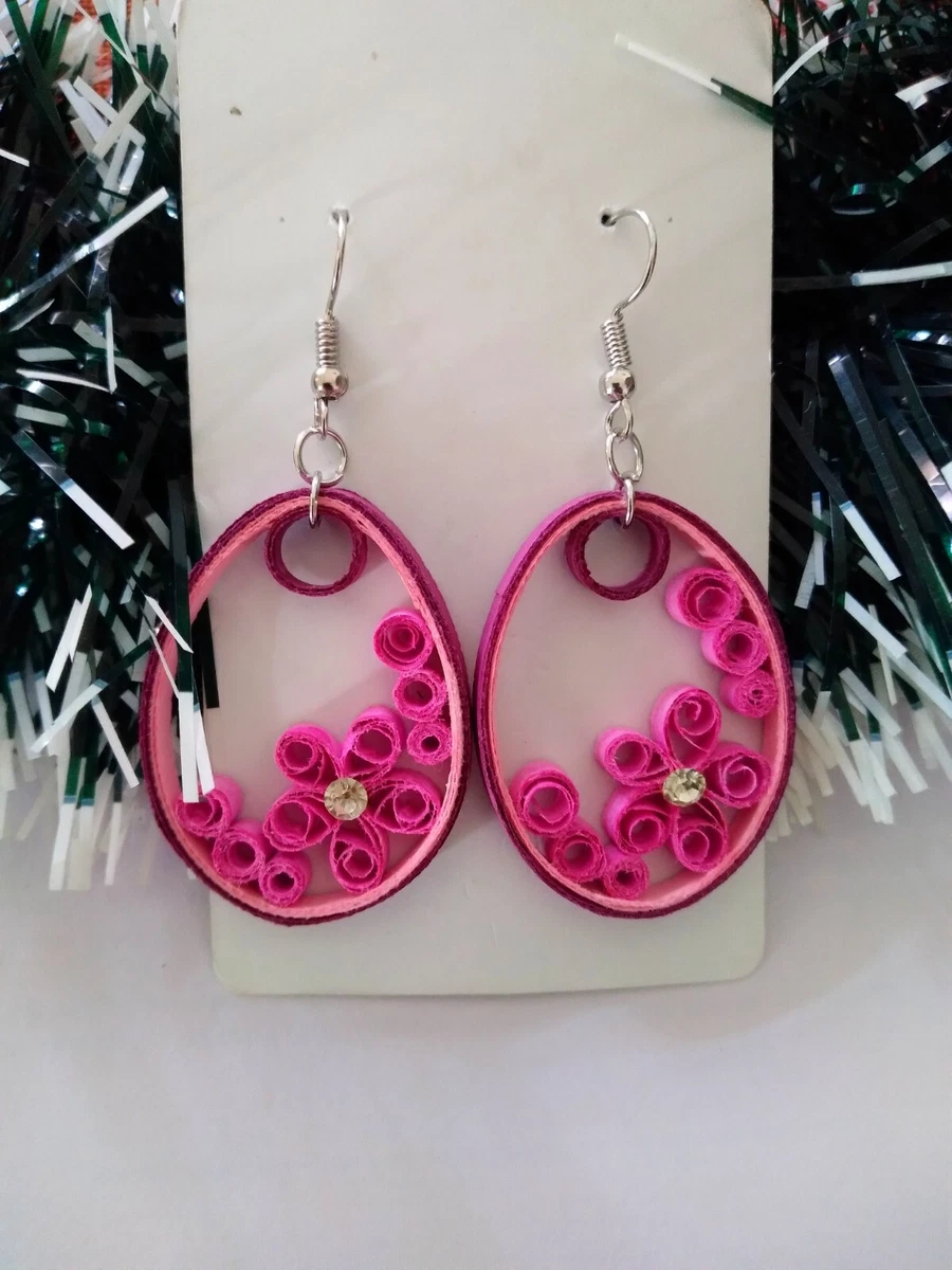 How To Make Handmade Paper Earrings Step By Step