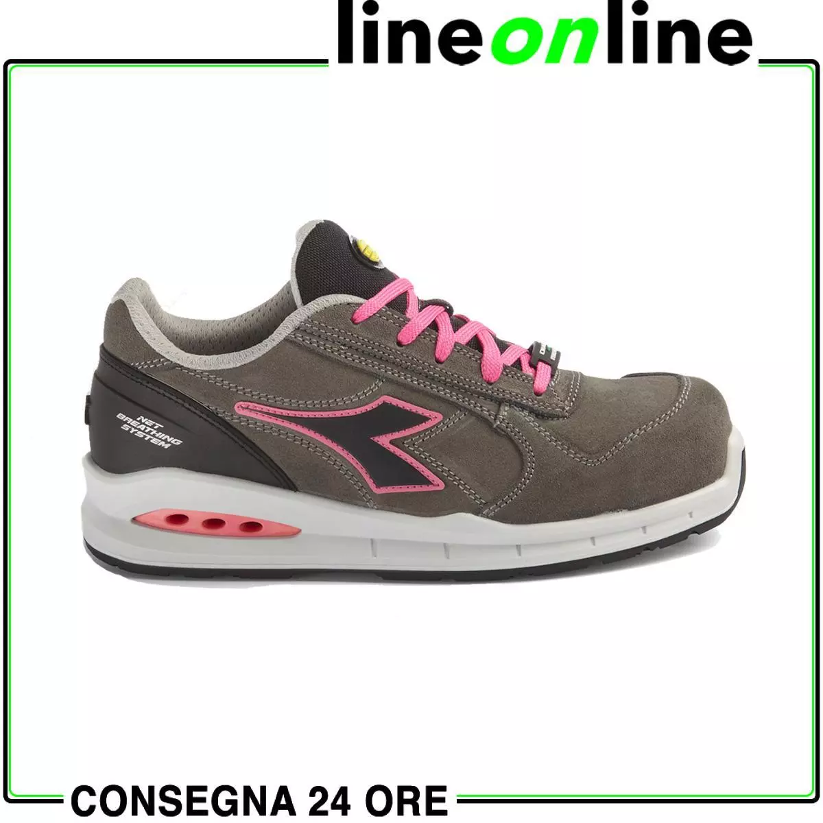 Scarpe antinfortunistiche donna Diadora Run Net Airbox Geox Low S3 SRC  leggere