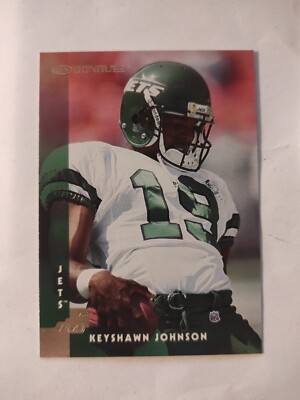 Trading Card NFL Football Keyshawn Johnson New York Jets Donruss 1997
