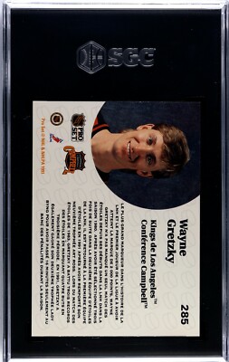91-92 Pro Set FRENCH ALL STAR # 285 WAYNE GRETZKY GRADED GEM MINT