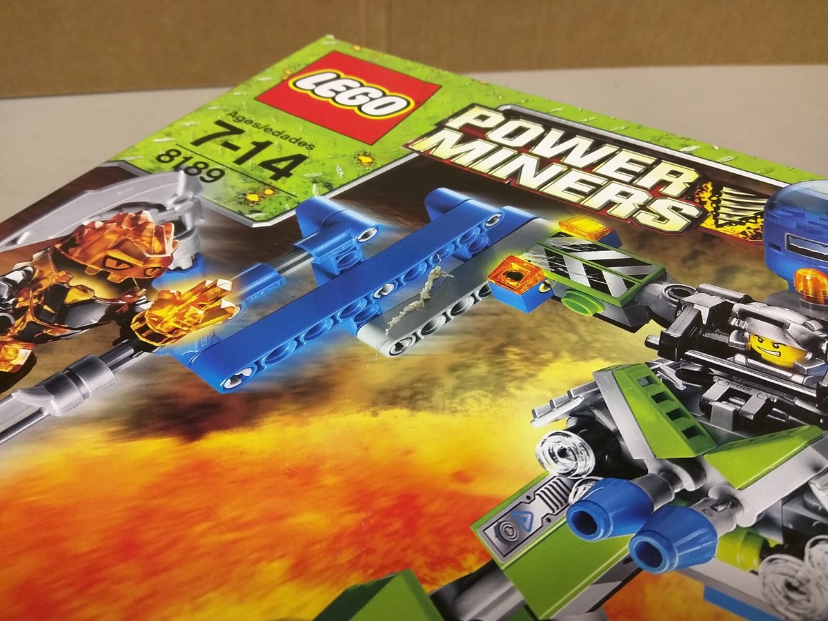 LEGO Power Miners 8189 Magma Mech NEW! Claw Drill Water Tank Firax