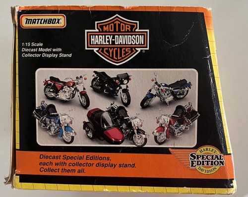 Diecast Harley Davidson Electra Glide Special Edition w/Side Car Matchbox #73310 - Picture 4 of 6