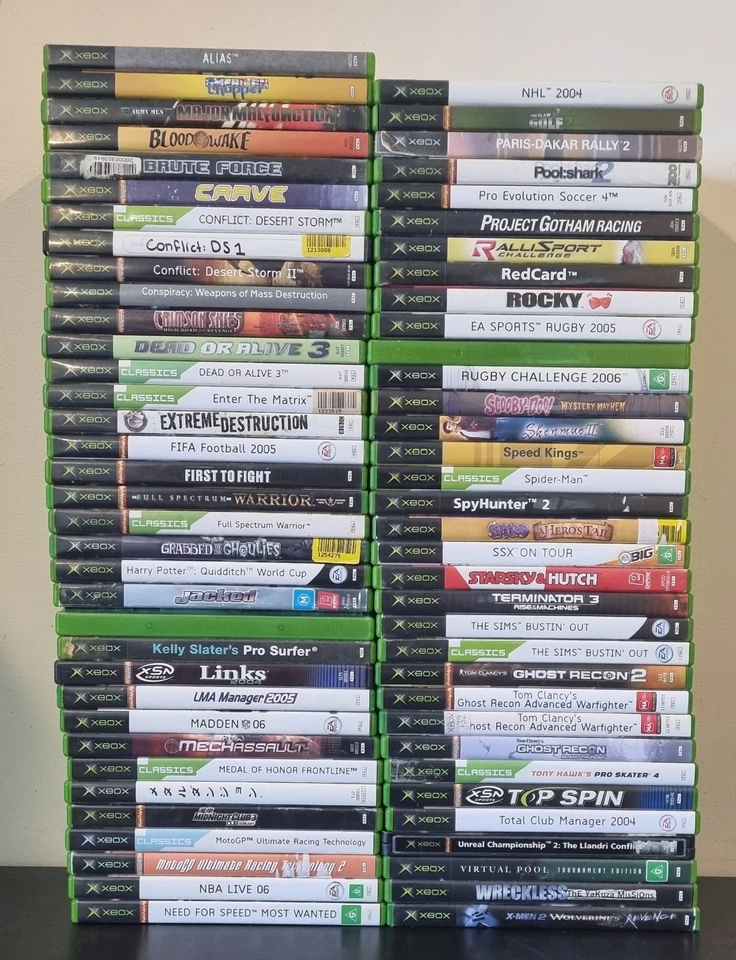 Xbox games PAL Original. *Select a title*