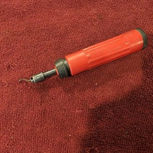 Vargus Shaviv Red Handle Deburring Tool Burr Removal