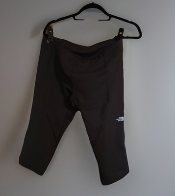 The North Face L125402 Womens Black Capri Workout Leggings Size L