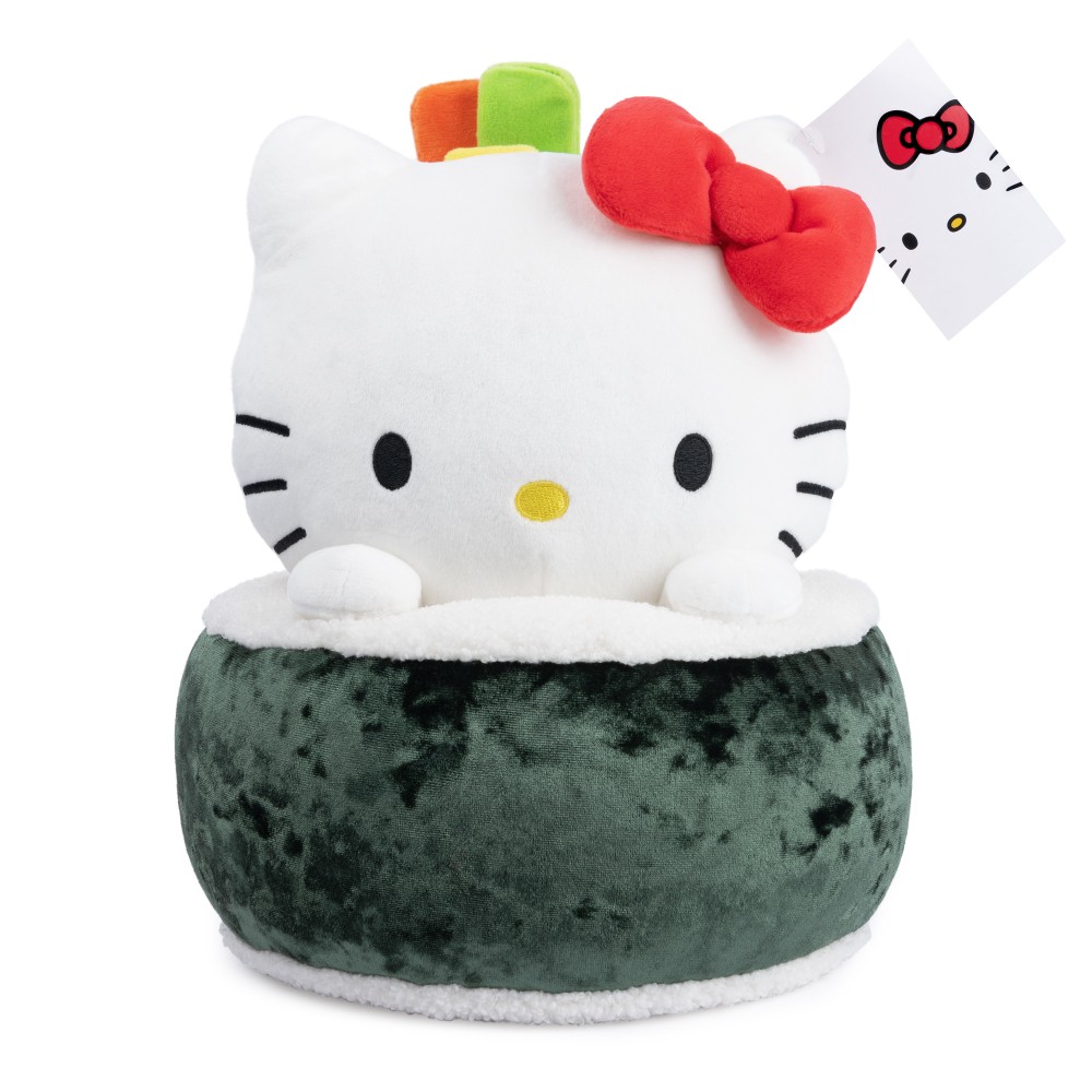 Hello Kitty & Friends - Hello Kitty Sushi Roll Soft Toy, 28cm, Plush, 1 year+