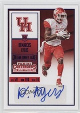 2016 Contenders Draft Picks College Ticket Blue Foil Demarcus Ayers Auto 2r5