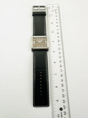 Kenneth Cole NY KC1289 Rectangular Multifunction Brown Dial & Black Strap Watch - Picture 8 of 24