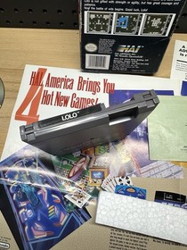 Adventures of Lolo Nintendo NES completo di scatola con poster BOX WEAR