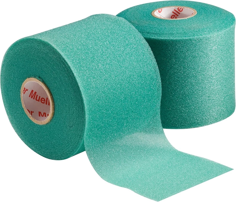 Mueller M Wrap Underwrap 2 ¾” Foam Sports Tape Skin Protection Green (48 Rolls) - Image 3 of 4