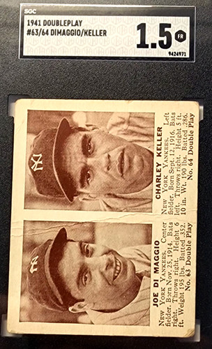 Joe DI Maggio, Charley Keller card