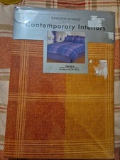 New Single Duvet Cover Set. Hamilton Mcbride.Terracotta.Polycotton