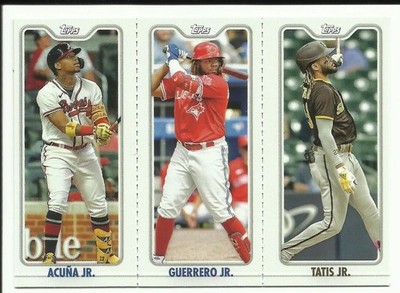 RONALD ACUNA, VLADIMIR GUERRERO & FERNANDO TATIS 2022 Opening Day Triple Play $6