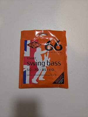 Rotosound RS66LE Swing Bass 66 Stainless Steel Bass Guitar Strings 50-110