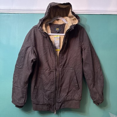 Lee Bomberjacke Herren Medium. Premium Select Workwear dunkelbraun neu mit Etikett. J1006