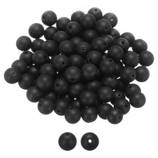 100pcs Black Obsidian Natural Stone Beads 10mm Round Loose Bead