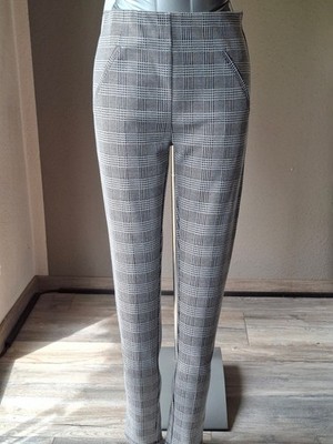 Glassons, Hose, Schlupfhose, Schwarz-Weiß, Slim Fit, Gr. S, #JH070