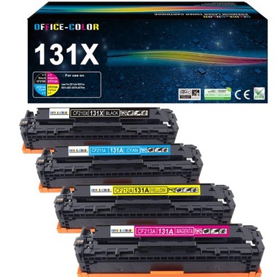 131A 131X Toner Cartridge 4 Pack Works with HP Laserjet Pro 200 Color M251nw,...