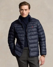 POLO RALPH LAUREN The Colden Packable Puffer Down Men’s Jacket Navy Sz 3XLT 3TGL
