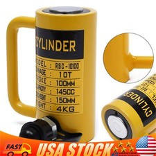 10 Ton Hydraulic Cylinder Jack Single Acting 4 Stroke Solid Hydraulic Ram Jack