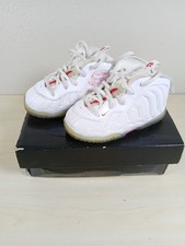 Nike Basketball Shoe Childrens Size 5C White CV8918-100 Athletic