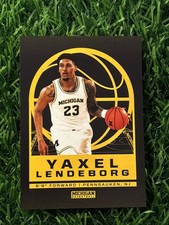 2025-2026 Valiant Michigan Wolverines Basketball Yaxel Lendeborg Base Card