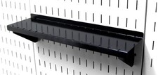 Shelf 4in Deep Pegboard Shelf Assembly Pegboard And Slotted Tool Board Black