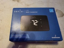 Emerson Sensi Lite ST25 Wi-Fi Smart Programmable Thermostat - Black