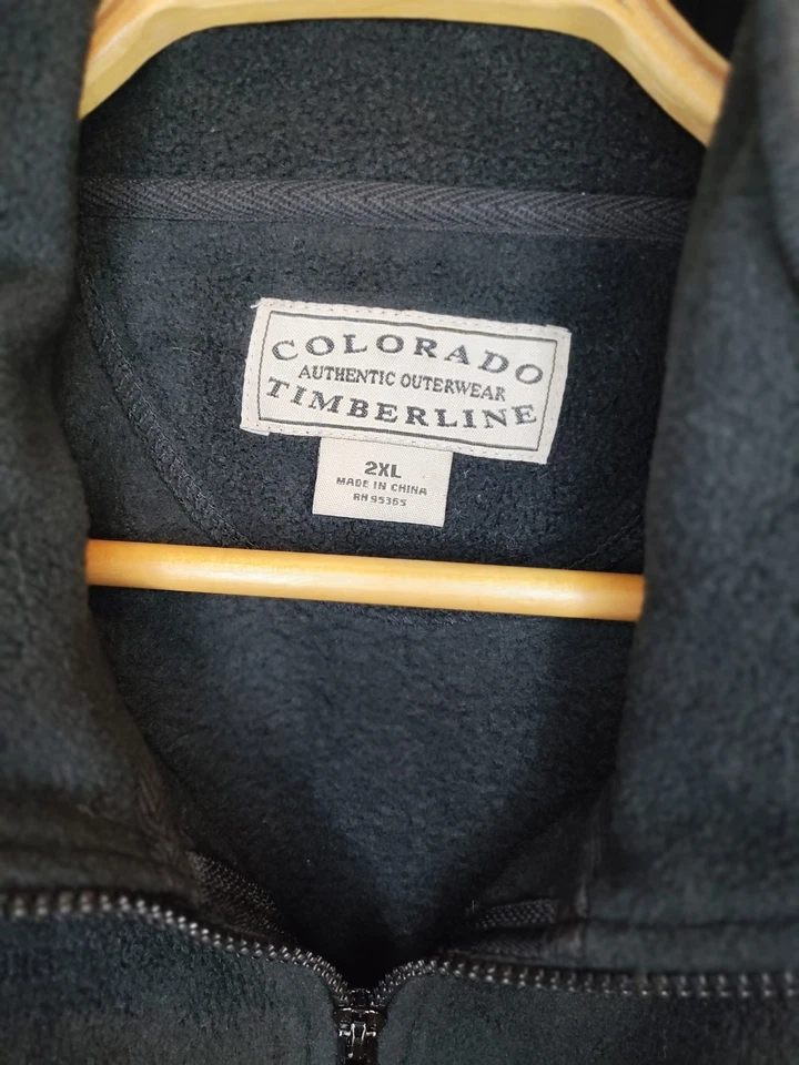 Colorado Timberline Men's Black XXL Starbucks Employee Fleece Vest Sleeveless - Image 4 of 4