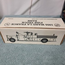 ERTL 1955 Ward LaFrance Fire Truck Bank Die Cast Metal 1/30 Scale