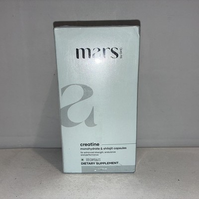 Mars Micronized Creatine Monohydrate 120 Caps -Exp 08/2028