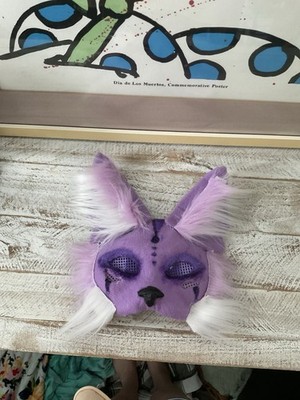 Purple Therian Cat Mask