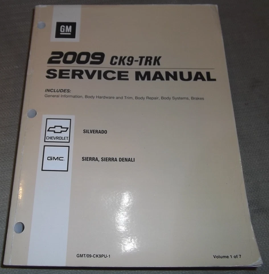 2009 GMC Chevy Sierra Denali Silverado Camión Servicio Reparación Taller Manual - Imagen 2 de 4
