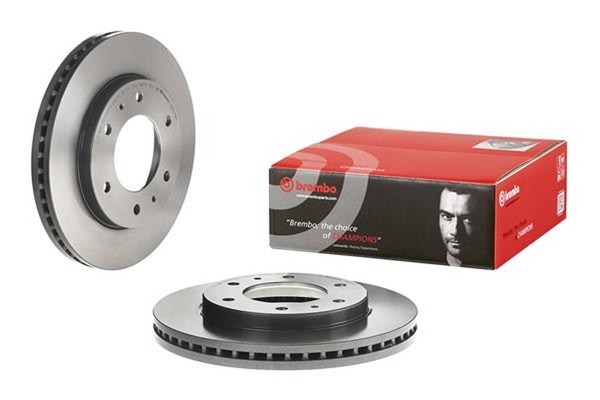 2X Brembo Bremsscheibe Prime Line - UV Coated 09.D576.11 FüR Mitsubishi Fiat Up-image