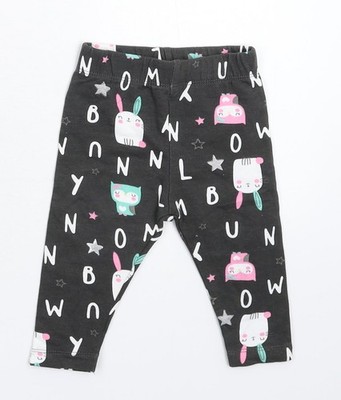 Jogginghose Mädchen UK Größe 6-9 Monate Pep&Co grau Hose