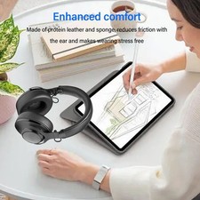 Headphone Ear Cushions Quiet Comfort Soft Protein Leather Noise Isolation Foam