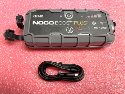 NOCO GB40 Boost Plus Jump Box Starter 1000A  Lithium Battery  WORKS 