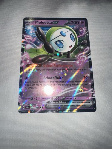 Meloetta ex - 044/086 - Doppia Rara - Bullone Nero - NM/M - Pokemon - Inglese - Foto 2 di 3