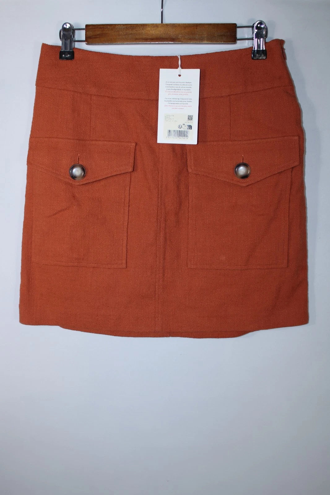 NWT Sezane Women's Size 38/US 6 Brick Jupe Gillyne Mini Skirt
Opens in a new window or tab