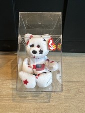 Ty Glory the Bear Plush Toy - MINT CONDITION with Plastic Display Box 