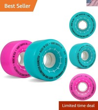 High-Performance 62mm Roller Skate Wheels for Asphalt and Boardwalks - Set of 4