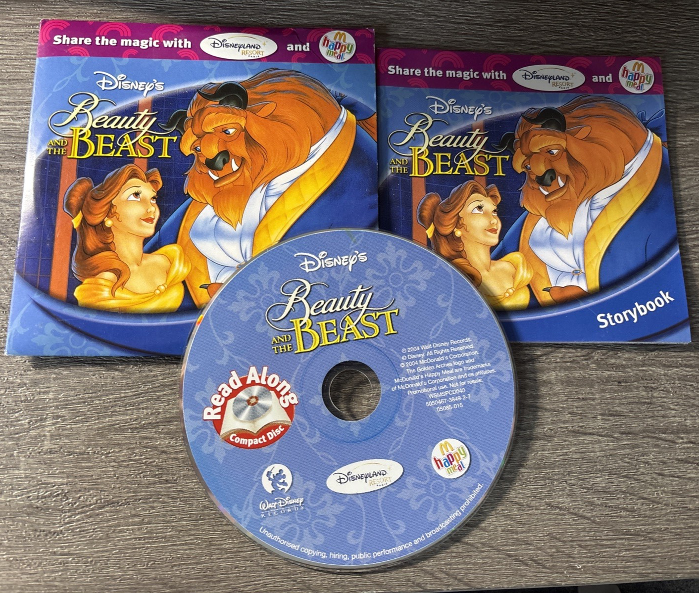 BEAUTY & THE BEAST Audio CD  : Disney's STORYBOOK & CD Promo : VGC