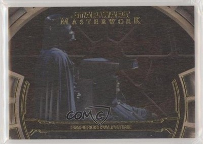 2019 Topps Star Wars Masterwork Defining Moments Wood /10 Emperor Palpatine 1j8